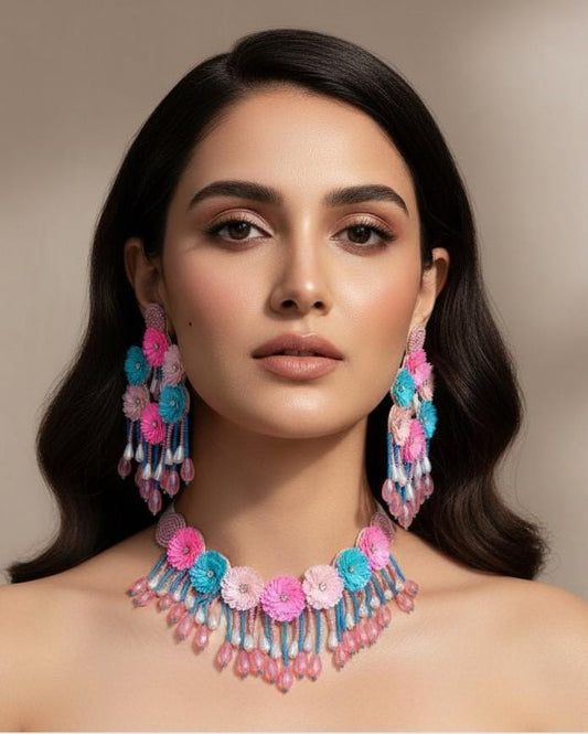 Multicolour Embellished Necklace