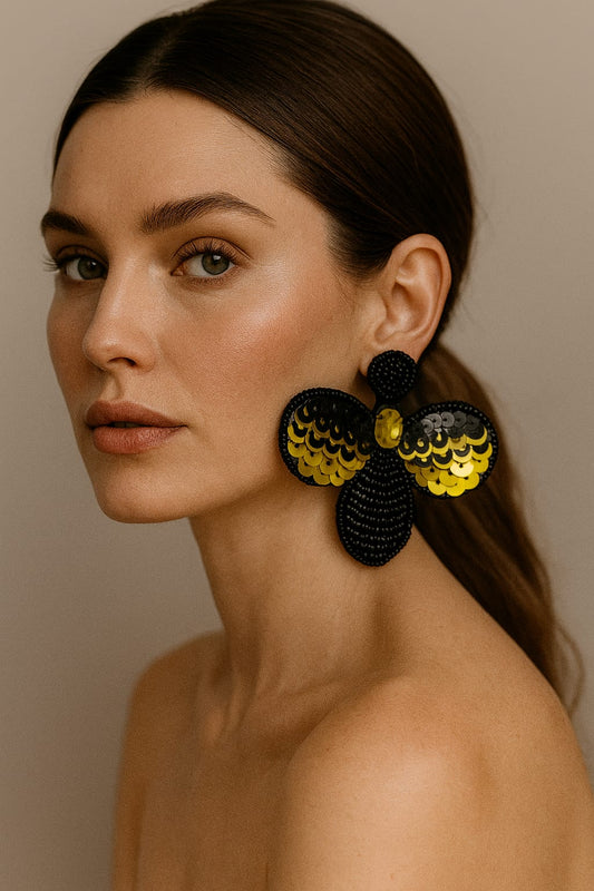 Luxe Petal Handmade Earring