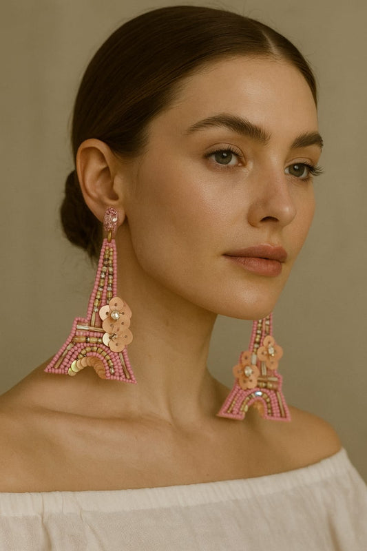 Parisian Bloom Handmade Earring