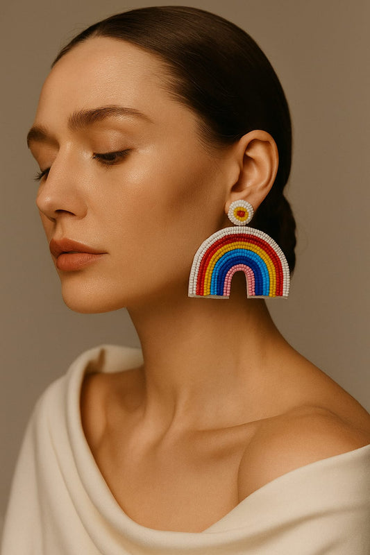 Rainbow Handmade Earring