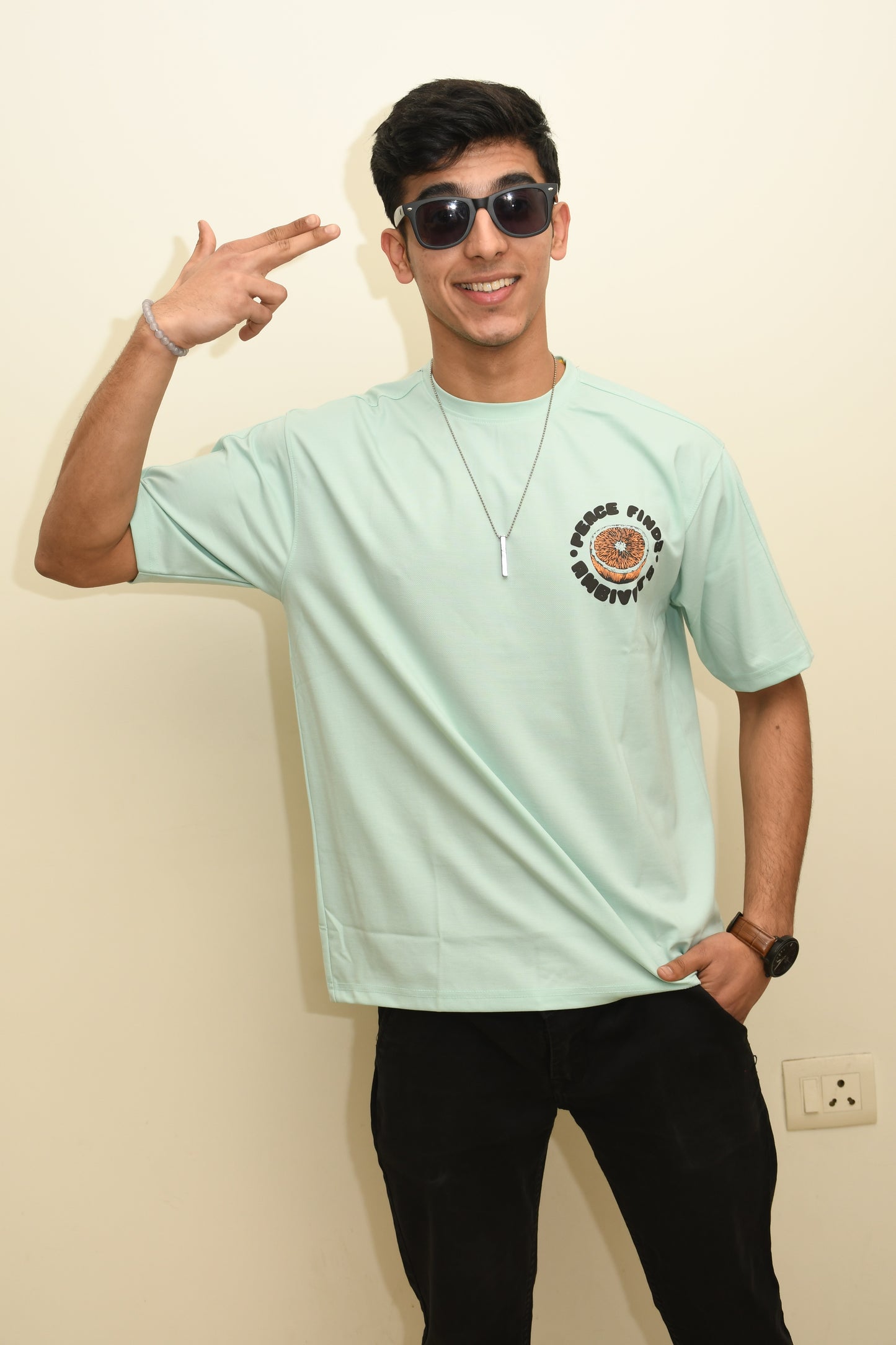 Sea Green Peace Tshirt