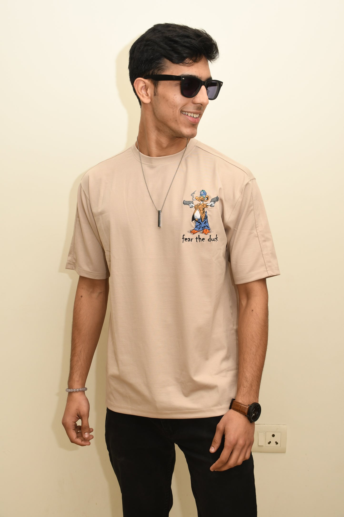 Beige Don Duck Tshirt