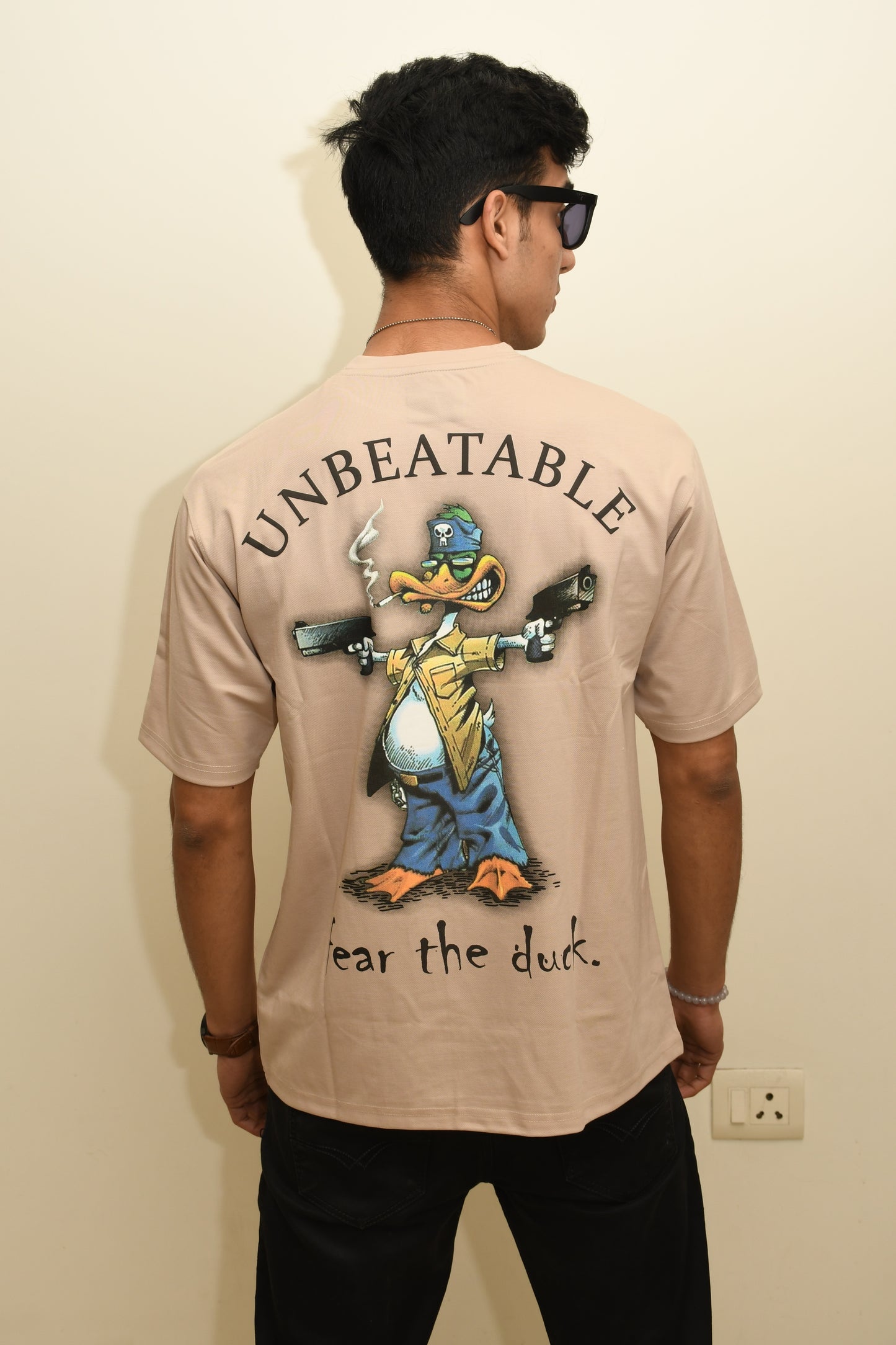 Beige Don Duck Tshirt